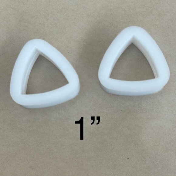 Jewelry | Pair 1 White Triangle Shaped Silicone Tunnels Plugs Gauges ...